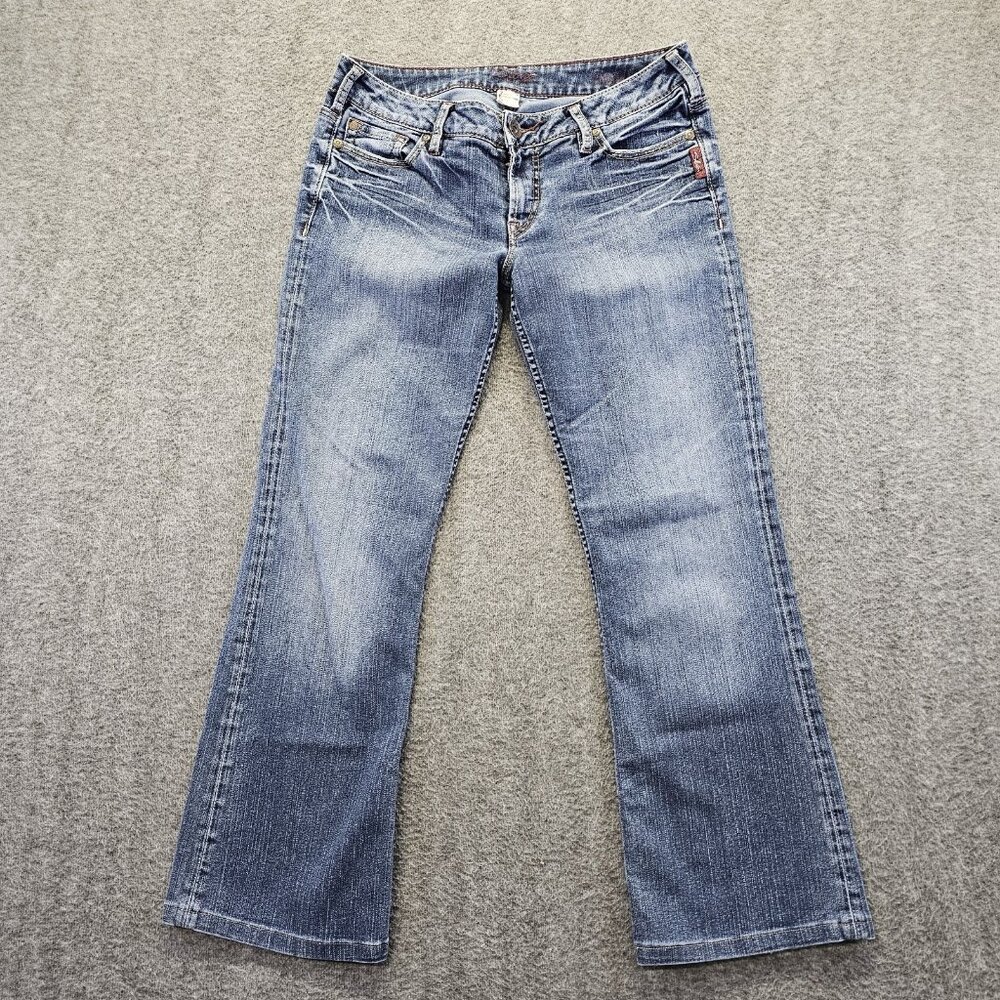 Silver Jeans Womens Size 31x31 (30x27) Toni Bootcut Blue Fade Western Rodeo